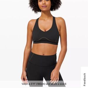 Lululemon Arise Bra C/D Shine -size 6